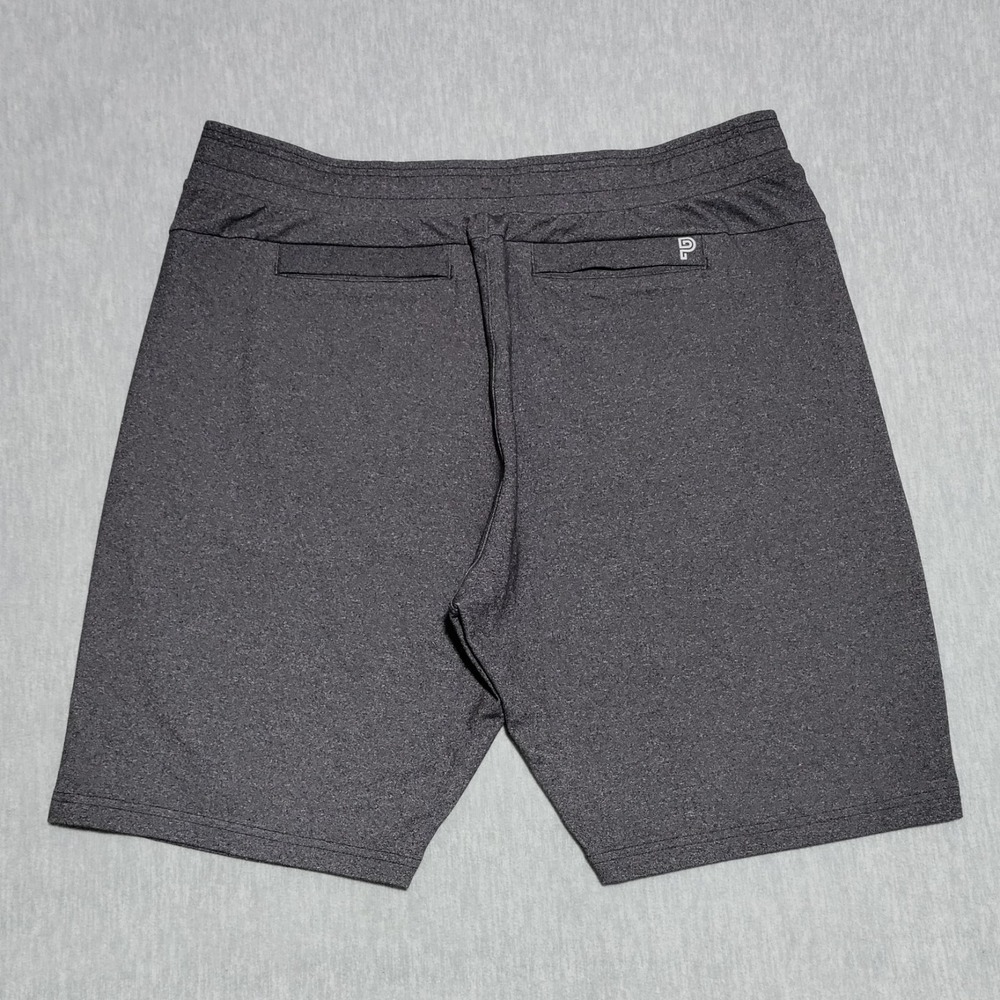 Public Rec Gamechanger Shorts Men 38 Heather Charcoal Performance Stretch Casual - Picture 4 of 15
